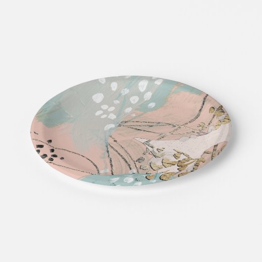 Gold I Pappteller (Schrägansicht)