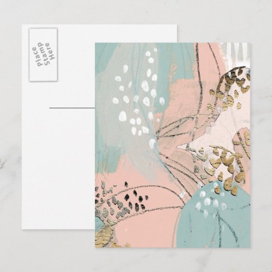 Gold I Postkarte (Vorne/Hinten)