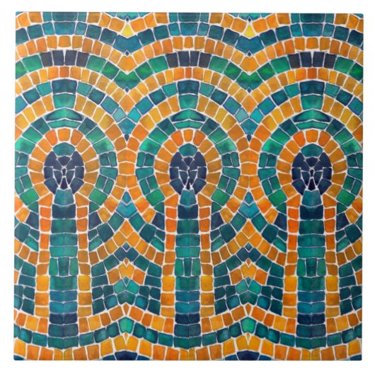 GOLD ICONS MOSAIC 6x6 Keramik Tile Fliese (Vorderseite)