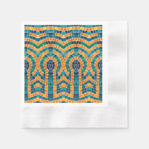 GOLD ICONS MOSAIC Cocktail Papier Napkins Serviette