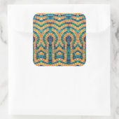 GOLD ICONS MOSAIC Large Square Stickers (Tasche)