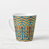 GOLD ICONS MOSAIC Latte Tasse (Linke Ecke)