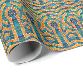 GOLD ICONS MOSAIC Wrapping Paper Geschenkpapier (Rolleneckpunkt)