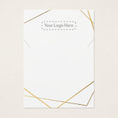 Gold Ihrer Logo-Kette oder Armband-Grafikkarte (Vorderseite)