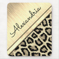 Gold-Illumination Leopard Print