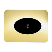 Gold ILY Flexible Foto Magnet (Horizontal)