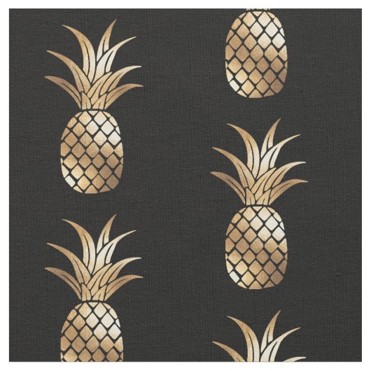 Gold Imitat Ananas Stoff (Nahaufnahme)