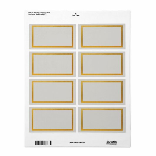 Gold-Imitat-Folie (Vorne)