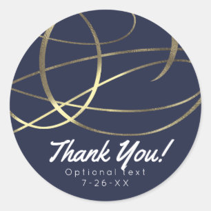 Gold-Imitate belichten jede Farbenkontrolle Runder Aufkleber