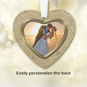 Gold Imitate Brocade Foto Template Ornament