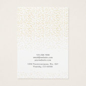 Gold Imitate Foil Dot Earring Juwelier Display Car (Rückseite)