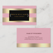 Gold Imitate Foil Web Computer Beruflich Elegante Visitenkarte (Vorne/Hinten)