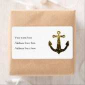 Gold Imitate funkeln Glitzer Anchor Personalize (Insitu)