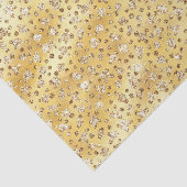 Gold Imitate Glitzer Cheetah Spots Seidenpapier (Ausschnitt)