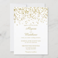 Gold Imitate Glitzer Confetti Luxus Moderne Hochze