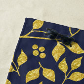 Gold Imitate Glitzer Leafs Muster Strandtuch (Beispiel)