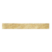 Gold Imitate Glitzer Leopard Print Satinband (Vorderseite)