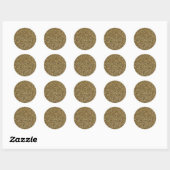 GOLD (Imitate) GLITZER STICKERS (Blatt)