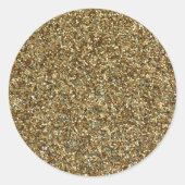 GOLD (Imitate) GLITZER STICKERS (Vorderseite)