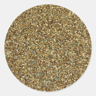 GOLD (Imitate) GLITZER STICKERS