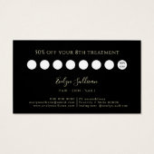 Gold-Imitate-Treuekarte für Glitzer (Rückseite)