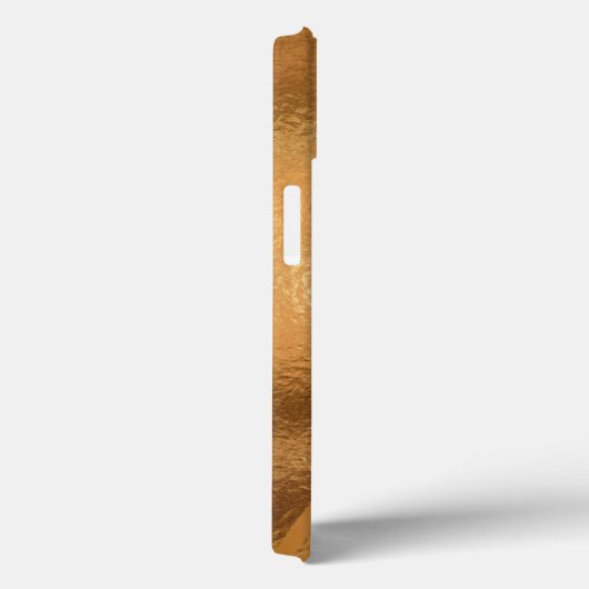 Gold Imitats Foil, Name und Monogram Case-Mate iPh iPhone Hülle (Rückseite / Rechts)