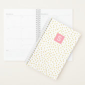 Gold Imitats Foil Polka Dot Monogram Kalenderplane Planer (Anzeige)