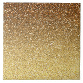 Gold Imitats Glitzer Ombre Fliese (Vorderseite)