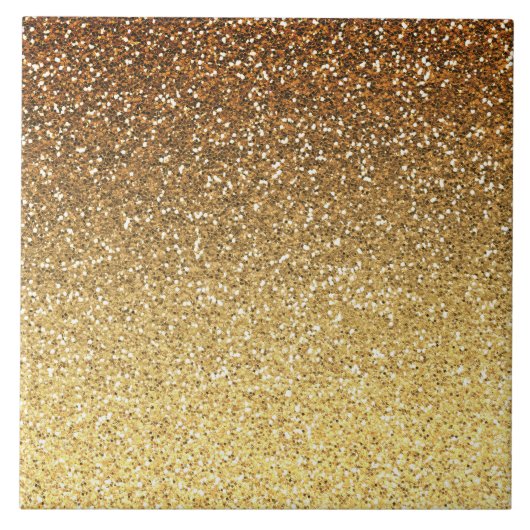 Gold Imitats Glitzer Ombre Fliese (Vorderseite)
