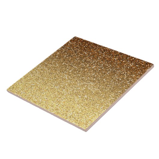 Gold Imitats Glitzer Ombre Fliese (Seite)