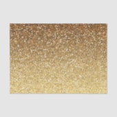 Gold Imitats Glitzer Ombre Seidenpapier (Vorderseite)