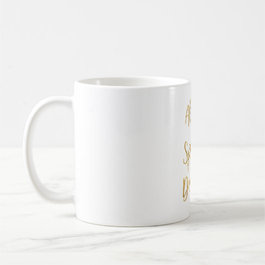 Gold immer Sparkle Darling Kaffeetasse (Links)