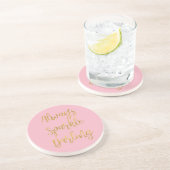 Gold immer Sparkle Darling Untersetzer (Seite)