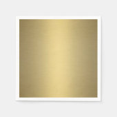Gold in Brushed Serviette (Vorderseite)