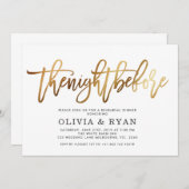 Gold in der Nacht vor der Einladung (Vorne/Hinten)