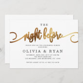 Gold in der Nacht vor der Einladung (Vorne/Hinten)