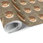 Gold Indent glänzendes Packpapier (Rolleneckpunkt)