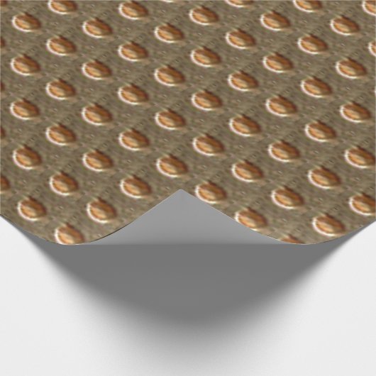 Gold Indent Matte Packpapier (Ecke)