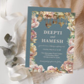 Gold Indian Mehndi Arabian Nights Pastel Einladung