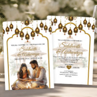 Gold Indian Wedding Zeremonie Roka Hindu Bollywood