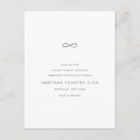 Gold Infinity Symbol Minimal Chic Umschließungskar