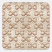 Gold Infinity Wedding Gift Stickers (Vorderseite)