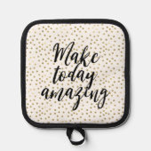 Gold Inspiration Phantastisch Topflappen (Vorderseite)