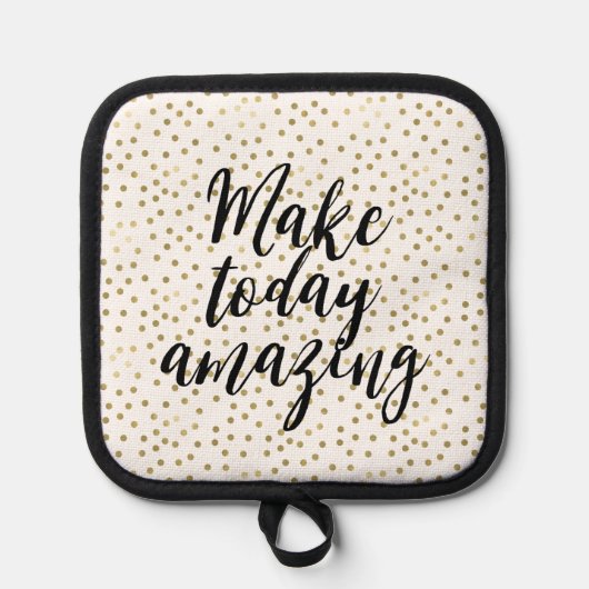 Gold Inspiration Phantastisch Topflappen (Vorderseite)