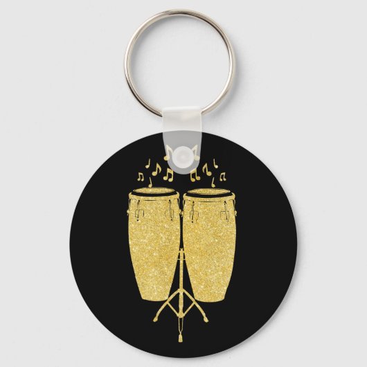 Gold Instruments - Trommeldämpfer für Konga Schlüsselanhänger (Vorderseite)