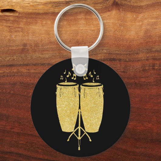 Gold Instruments - Trommeldämpfer für Konga Schlüsselanhänger (Vorderseite)