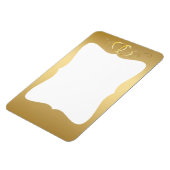 Gold Intertwined Hearts Foto Magnet (Linke Seite)