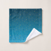 Gold ist blau. badhandtuch set (Waschlappen)