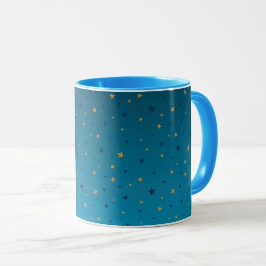Gold ist blau. tasse (VorderseiteRechts)