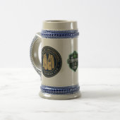 Gold Jacket Invitational Fantasy Football Stein Bierglas (Vorderseite Links)